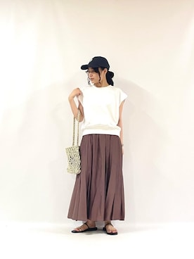 KAOさん（レディース・158cm）の夏コーディネート