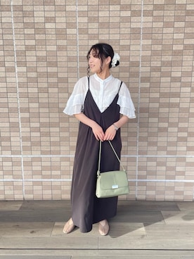 「お呼ばれ」｜KAOさん（レディース・158cm）の夏コーディネート
