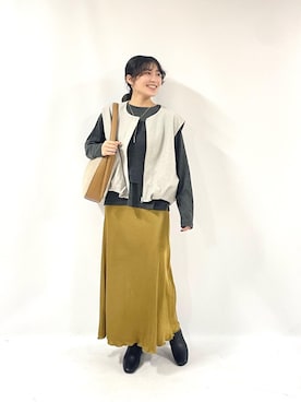 KAOさん（レディース・158cm）の秋コーディネート