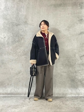 KAOさん（レディース・158cm）の秋コーディネート