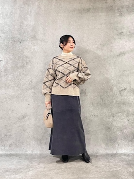 KAOさん（レディース・158cm）の冬コーディネート