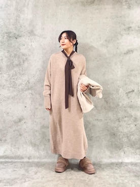 KAOさん(レディース・158cm)の冬コーディネート