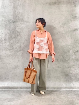 KAOさん(レディース・158cm)の春コーディネート