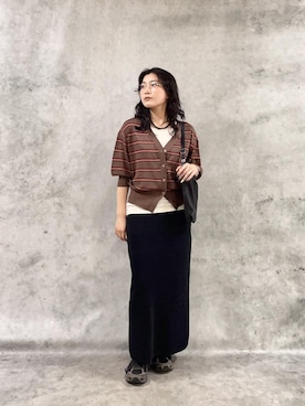 KAOさん（レディース・158cm）の秋コーディネート
