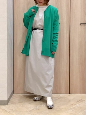 「ELVENCE DEUX（エルベンスドゥ）のアイテム（ワンピース/ドレス）」を使った、ELVENCE DEUXさん（レディース・150cm）の冬コーディネート
