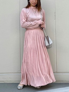 「ELVENCE DEUX（エルベンスドゥ）のアイテム（スカート）」を使った、ELVENCE DEUXさん（レディース・150cm）の春コーディネート