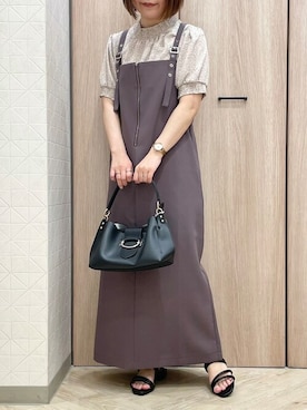 「ELVENCE DEUX（エルベンスドゥ）のアイテム（ワンピース/ドレス）」を使った、ELVENCE DEUXさん（レディース・150cm）の春コーディネート