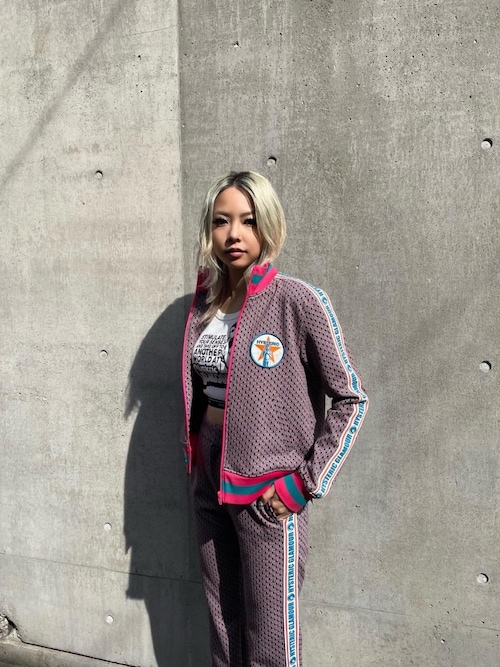 3151M【美品】ヒステリックグラマー☆ヒスガール トラックジャケット HYSTERIC GLAMOUR（ヒステリックグラマー）の「HIGH ENERGY