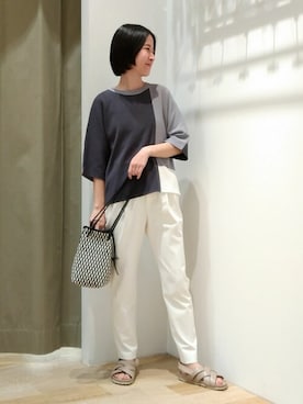 「marco masi（マルコマージ）のアイテム」を使った、harukaさん（レディース・156cm）の春コーディネート