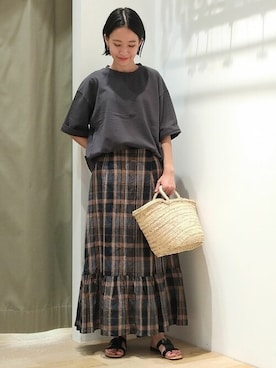 harukaさん（レディース・156cm）の夏コーディネート