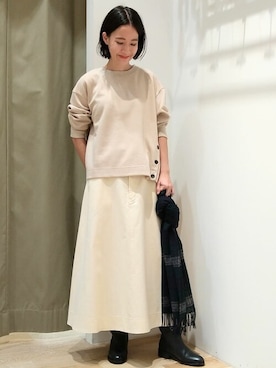 「Glen Prince（グレンプリンス）のアイテム」を使った、harukaさん（レディース・156cm）の秋コーディネート