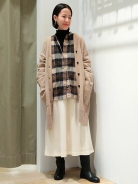 harukaさん(レディース・156cm)の冬コーディネート