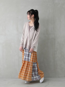 「somari imagination（ソマリ イマジネーション）のアイテム」を使った、osharewalker staffさん（レディース・162cm）の春コーディネート