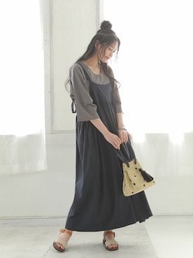 「n'Or」｜osharewalker staffさん（レディース・162cm）の春コーディネート