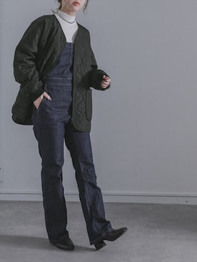 「オシャレウォーカー」｜「アイテム（ブルゾン）」を使った、osharewalker staffさん（レディース・155cm）の秋コーディネート