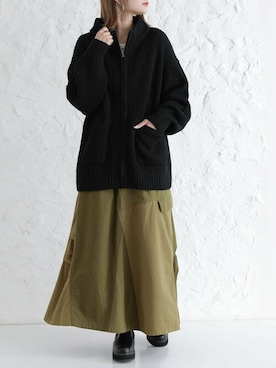 「オシャレウォーカー」｜「アイテム（ブルゾン）」を使った、osharewalker staffさん（レディース・163cm）の秋コーディネート