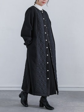 「オシャレウォーカー」｜「アイテム（その他アウター）」を使った、osharewalker staffさん（レディース・155cm）の冬コーディネート
