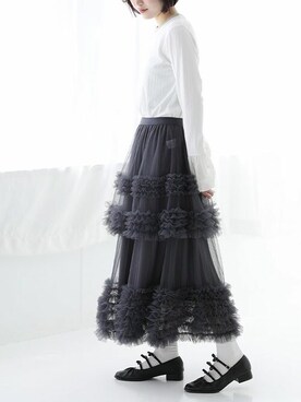 「somari imagination（ソマリ イマジネーション）のアイテム」を使った、osharewalker staffさん（レディース・164cm）の秋コーディネート