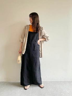 「Whim Gazette（ウィムガゼット）のアイテム（ブルゾン）」を使った、WhimGazette_officialさん（レディース・158cm）の冬コーディネート