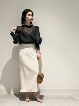 「SASKIA DIEZ（サスキアディッツ）のアイテム（アクセサリー）」を使った、WhimGazette_officialさん（レディース・156cm）の冬コーディネート