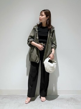 「Whim Gazette（ウィムガゼット）のアイテム（ブルゾン）」を使った、WhimGazette_officialさん（レディース・156cm）の春コーディネート