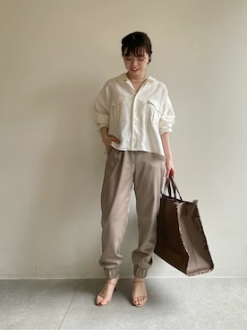 「Whim Gazette（ウィムガゼット）のアイテム」を使った、WhimGazette_officialさん（レディース・158cm）の春コーディネート