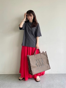 「SASKIA DIEZ（サスキアディッツ）のアイテム（アクセサリー）」を使った、WhimGazette_officialさん（レディース・158cm）の春コーディネート