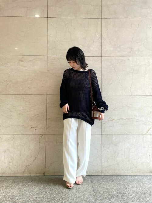 Whim Gazette ニット メッシュプルオーバー : ZOZOTOWN Yahoo!店