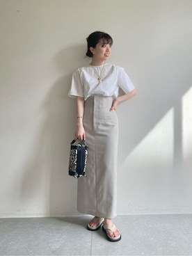 「PHILIPPE AUDIBERT（フィリップ オーディベール）のアイテム（バングル/リストバンド）」を使った、WhimGazette_officialさん（レディース・158cm）の春コーディネート