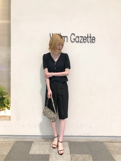 【お値下げしました】シルクウールツイルハーフパンツ　ウィムガゼット Whim Gazette(ウィム ガゼット)のシルクウールツイルハーフ