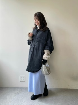 「Whim Gazette（ウィムガゼット）のアイテム（ブルゾン）」を使った、WhimGazette_officialさん（レディース・158cm）の秋コーディネート
