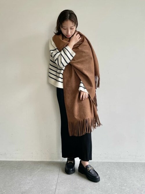 セール】ファーボーダープルオーバー（ニット/セーター）｜Whim