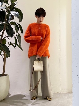 カシミヤニットパンツを使った人気ファッションコーディネート - WEAR