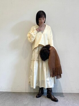 「ZOZOでしか買えない」｜WhimGazette_officialさん（レディース・160cm）の冬コーディネート