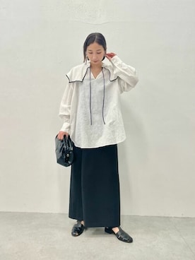 「Luca Grossi（ルーカグロッシ）のアイテム（サンダル）」を使った、WhimGazette_officialさん（レディース・156cm）の春コーディネート