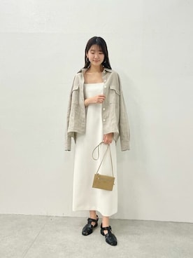 「Luca Grossi（ルーカグロッシ）のアイテム（サンダル）」を使った、WhimGazette_officialさん（レディース・166cm）の春コーディネート