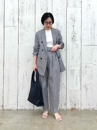 Whim Gazette（ウィムガゼット）の「ギンガムチェックパンツ