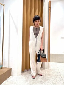Whim Gazette（ウィムガゼット）の「ダブルフェイスサロペット