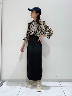 「Whim Gazette（ウィムガゼット）のアイテム（帽子）」を使った、WhimGazette_officialさん（レディース・156cm）の春コーディネート