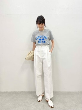 「Luca Grossi（ルーカグロッシ）のアイテム（サンダル）」を使った、WhimGazette_officialさん（レディース・167cm）の春コーディネート