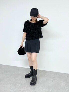 「Whim Gazette（ウィムガゼット）のアイテム（帽子）」を使った、WhimGazette_officialさん（レディース・156cm）の夏コーディネート
