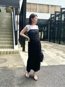 「Whim Gazette（ウィムガゼット）のアイテム（その他トップス）」を使った、WhimGazette_officialさん（レディース・160cm）の夏コーディネート