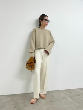 「Zanchetti（ザンチェッティ）のアイテム」を使った、WhimGazette_officialさん（レディース・162cm）の秋コーディネート