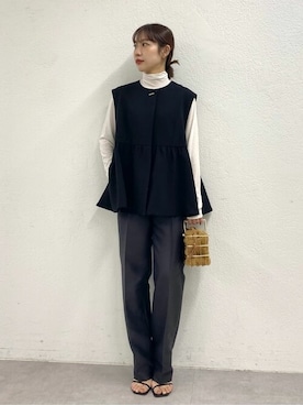 「Zanchetti（ザンチェッティ）のアイテム」を使った、WhimGazette_officialさん（レディース・157cm）の秋コーディネート