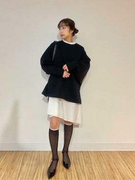 「SIMONE WILD（シモーネワイルド）のアイテム」を使った、WhimGazette_officialさん（レディース・156cm）の冬コーディネート