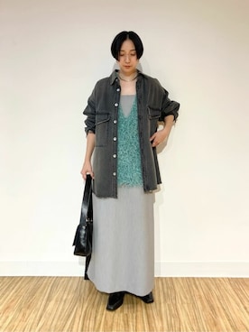 「Whim Gazette（ウィムガゼット）のアイテム（その他トップス）」を使った、WhimGazette_officialさん（レディース・160cm）の冬コーディネート