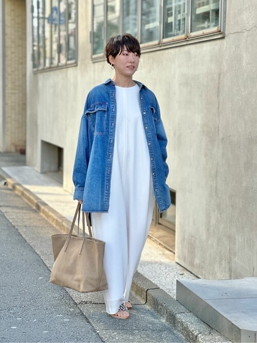 二重織ノースリーブジャンプスーツ ウィムガゼット 【公式通販】