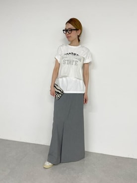 「THE PAUSE（ザ ポーズ）のアイテム（スカート）」を使った、WhimGazette_officialさん（レディース・162cm）の春コーディネート