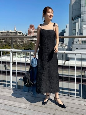 「THE PAUSE（ザ ポーズ）のアイテム（ワンピース/ドレス）」を使った、WhimGazette_officialさん（レディース・166cm）の春コーディネート