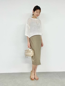 「Zanchetti（ザンチェッティ）のアイテム」を使った、WhimGazette_officialさん（レディース・166cm）の春コーディネート